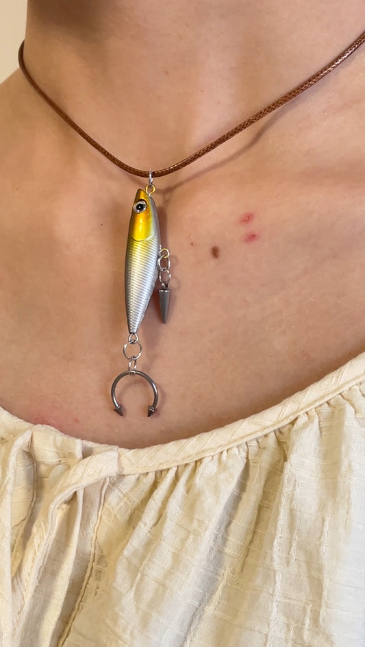 handmade fish Necklace