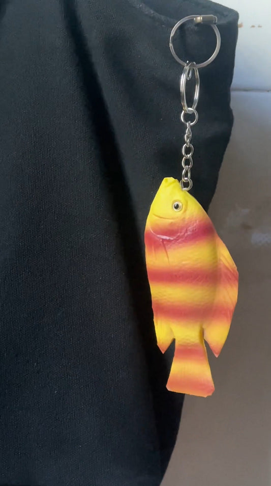 handmade fish keychain1