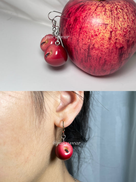 handmade fruit earrings