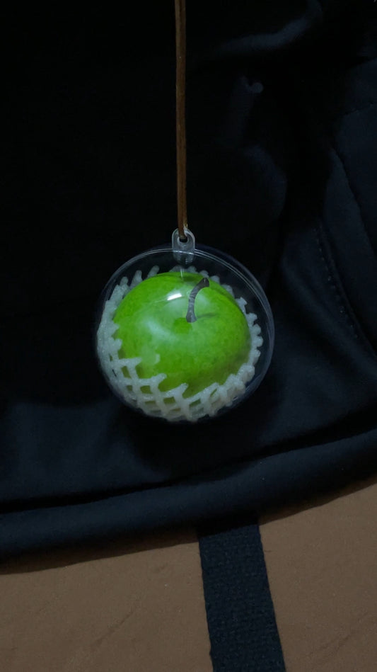 handmade artificial green apple