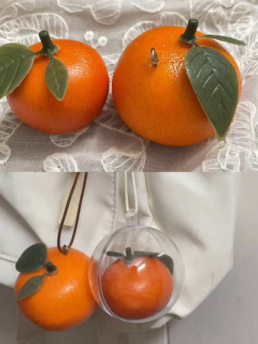handmade artificial tangerine&orange