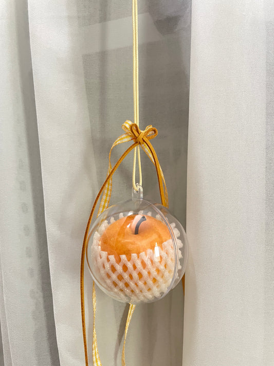 handmade artificial yellow apple