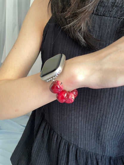 Resin Apple Watch Band with Stainless Steel Connectors (38-49mm)