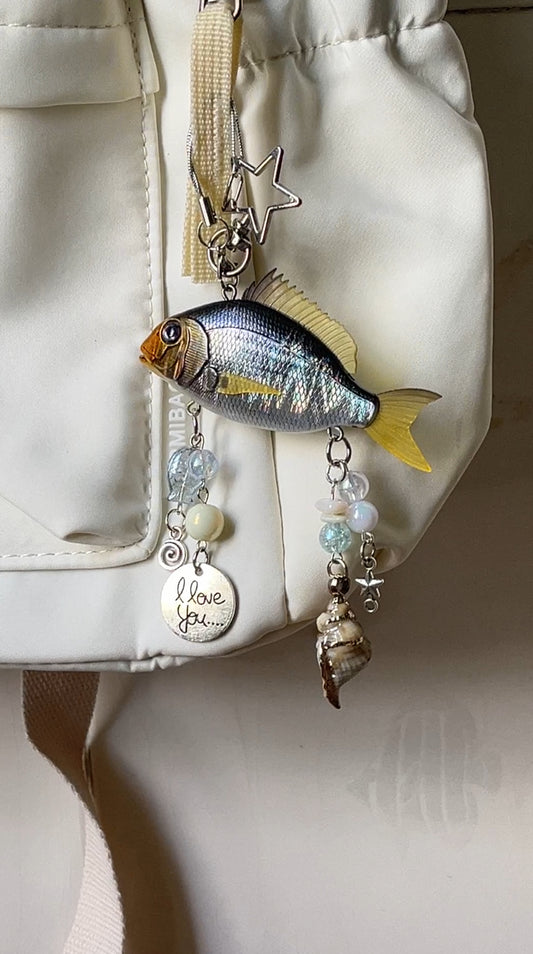 handmade fish charm