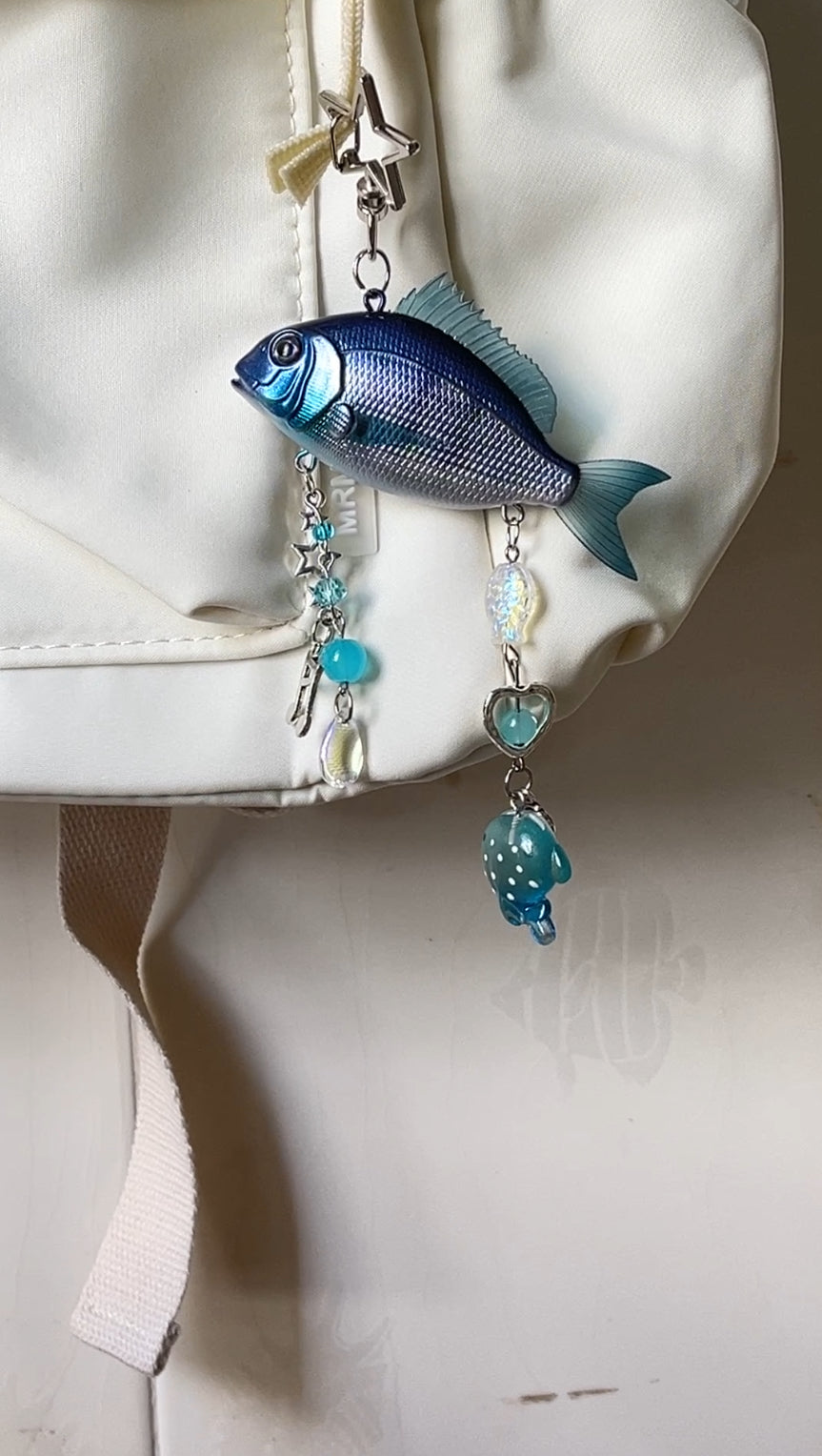 handmade fish charm
