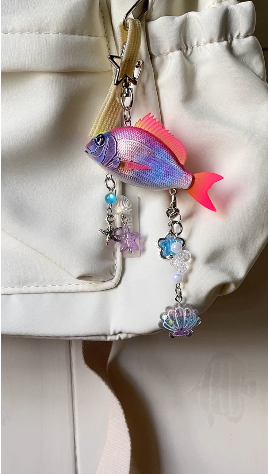 handmade fish charm