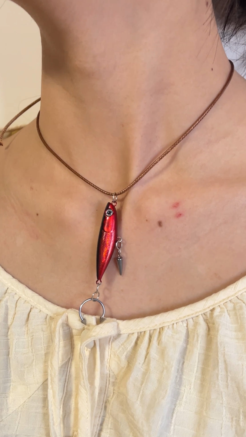 handmade fish Necklace