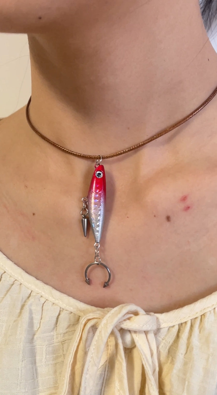 handmade fish Necklace