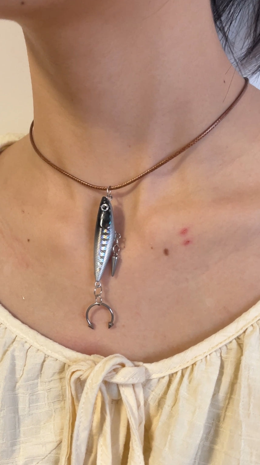 handmade fish Necklace