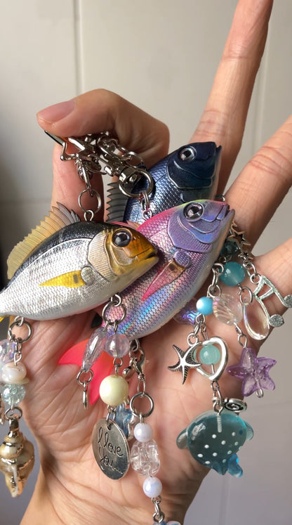 handmade fish charm