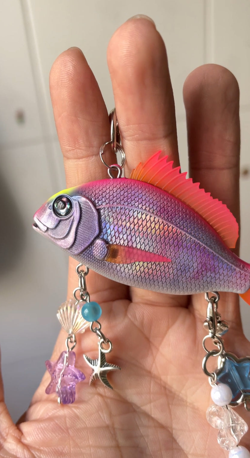 handmade fish charm