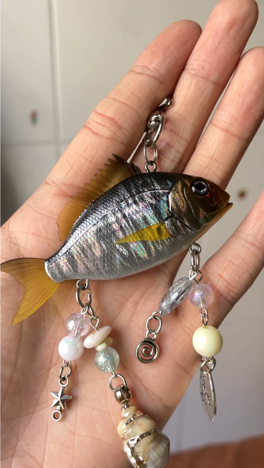 handmade fish charm