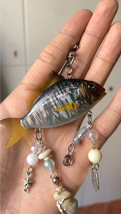 handmade fish charm
