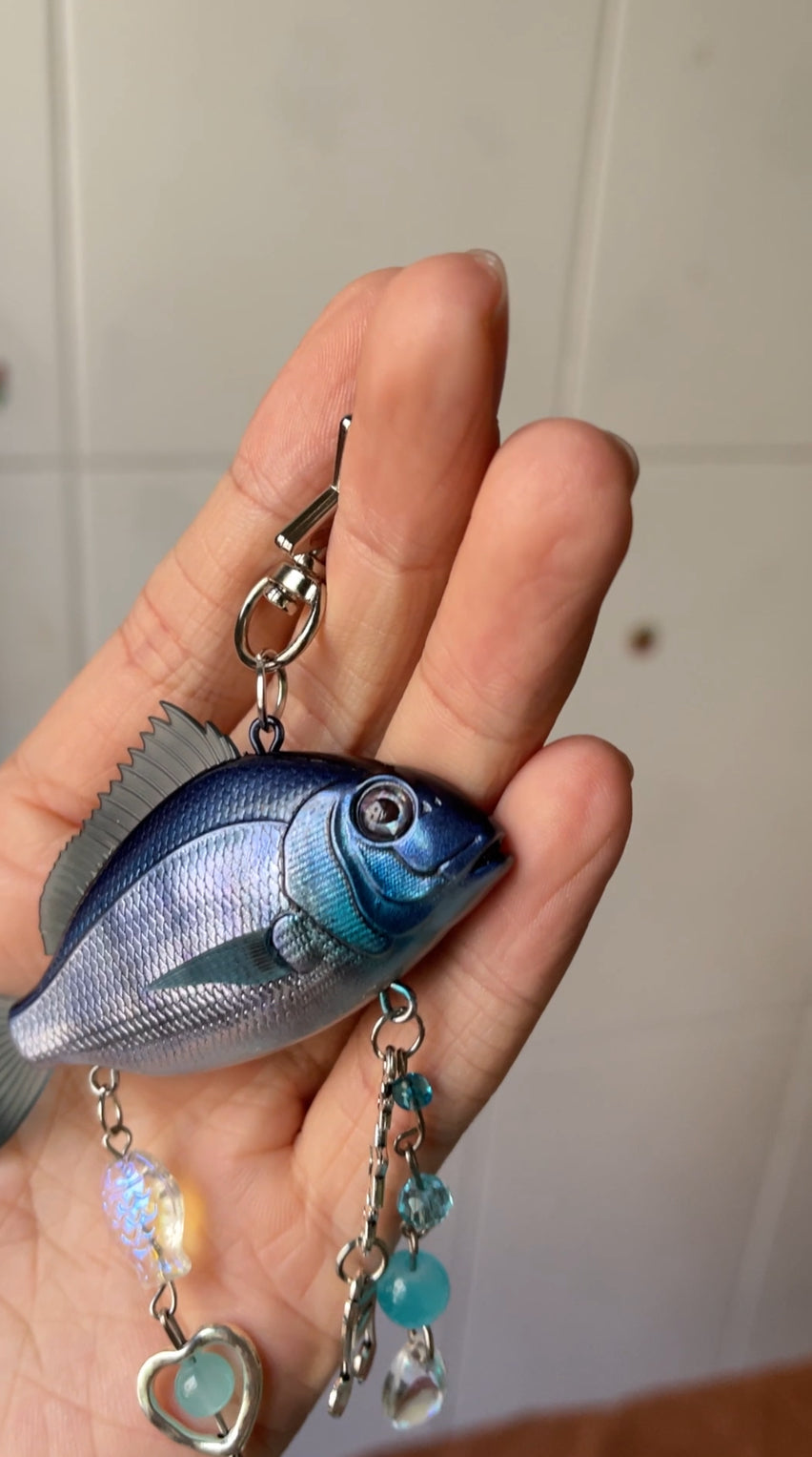 handmade fish charm