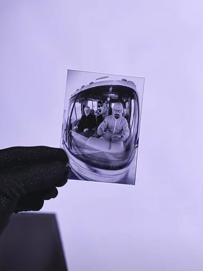 GIF Film Card – Darkroom Laser Exposure – 300 Frames – Ultra-Smooth Edition – Handmade DIY Custom Card