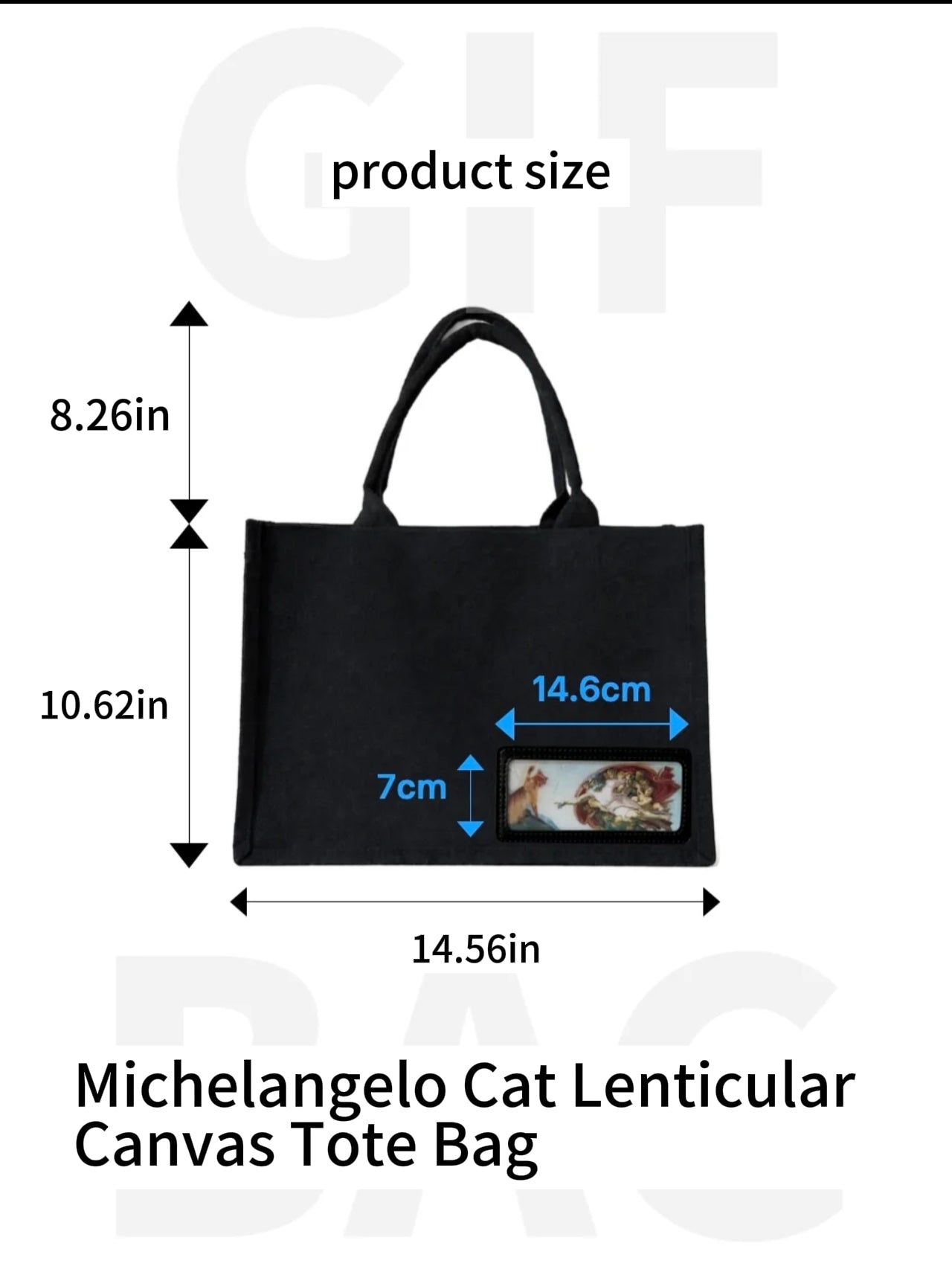 Michelangelo Cat Lenticular Art • Cat Creation of Adam • Creative Abstract Gift • Funny Cute Decorative Display • World Famous Painting Inspired