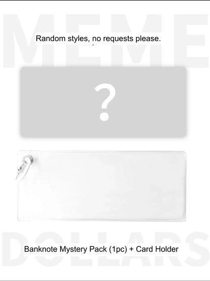 Abstract USD Cat Meme Double-Sided Lenticular Card, Creative Funny Novelty Gift