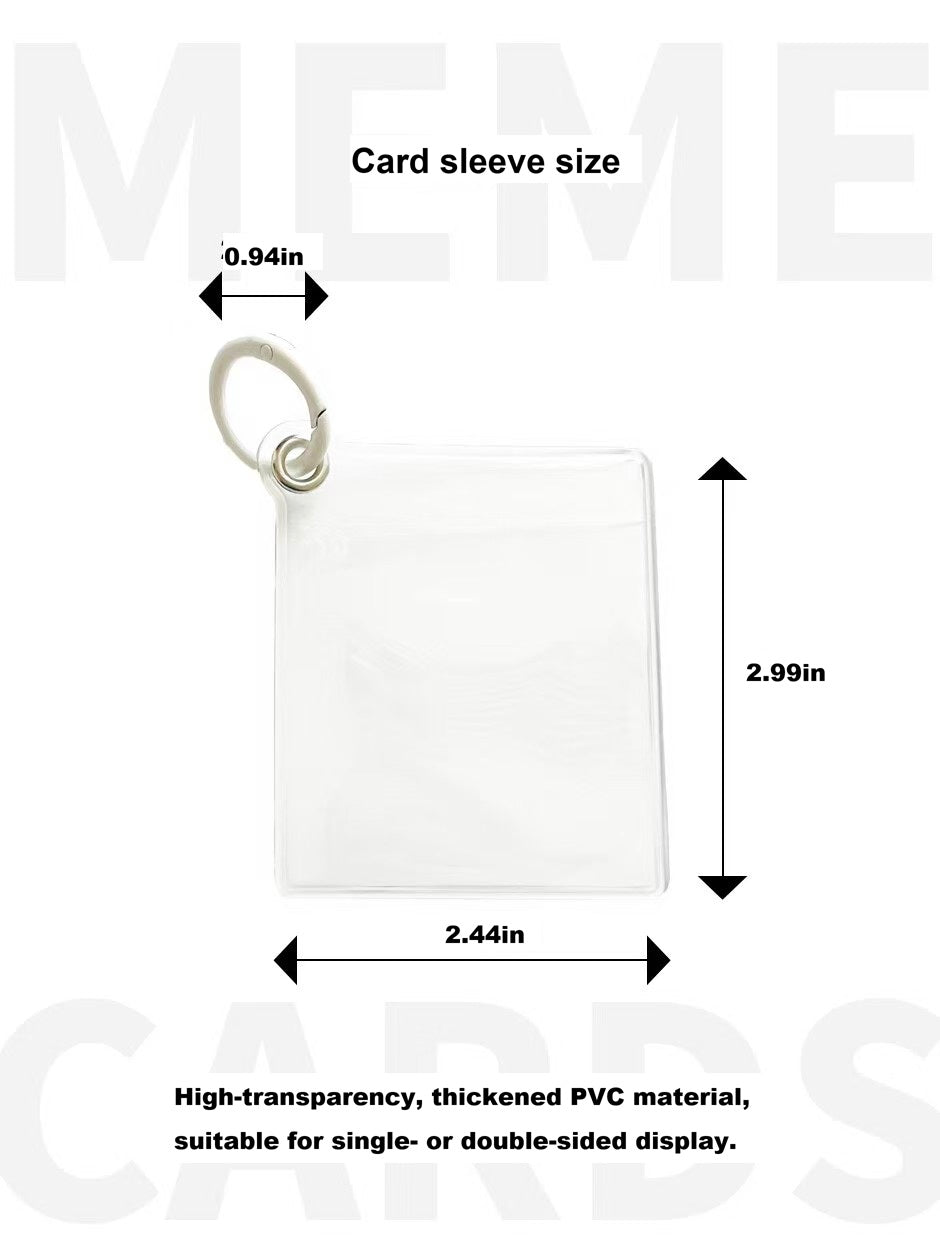 Abstract Card Keychain · Abstract Card Sleeve Set · Funny Meme Gifts · Quirky Emoji-Inspired Keychains
