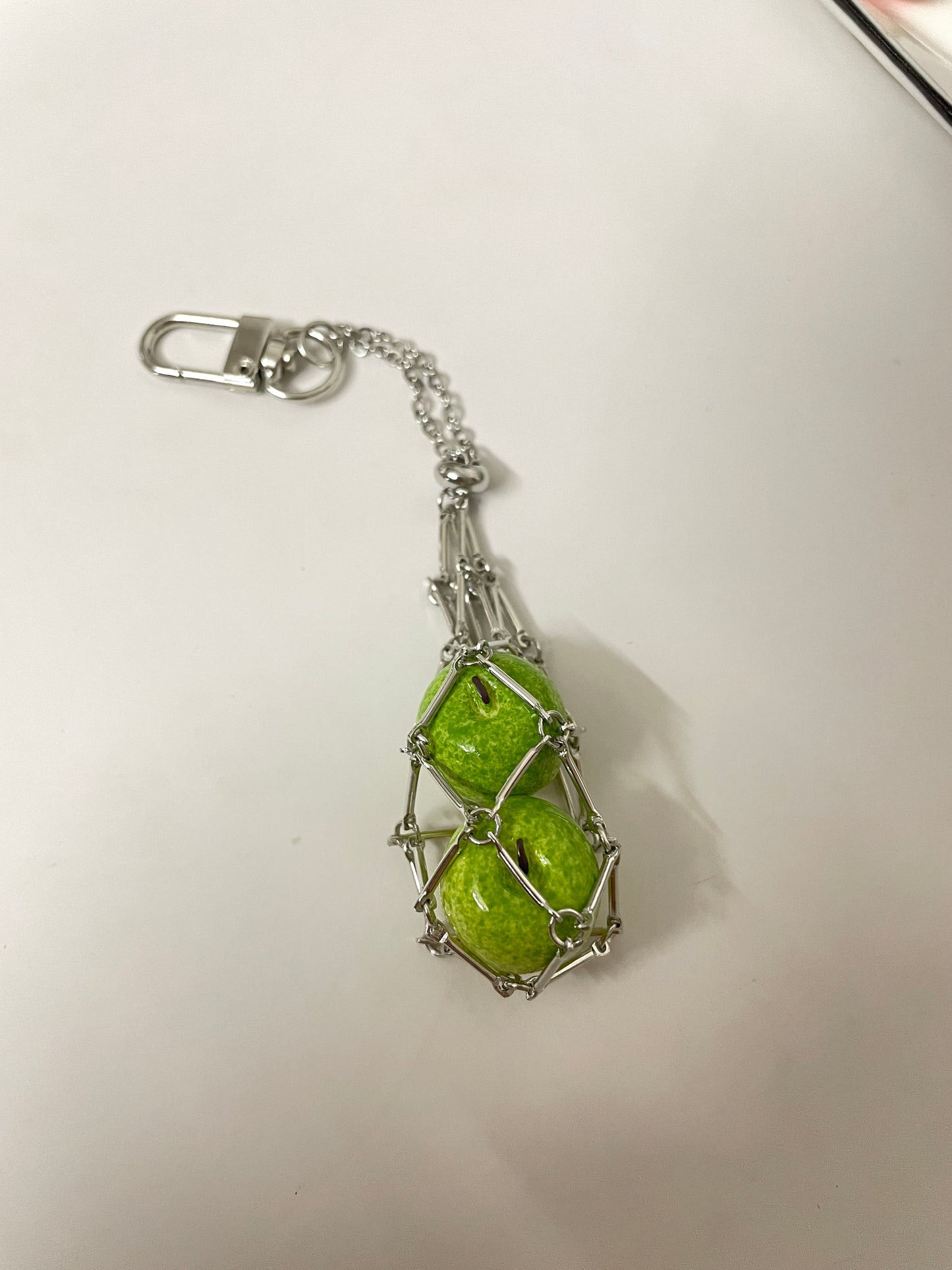 handmade tomatoes  keychain