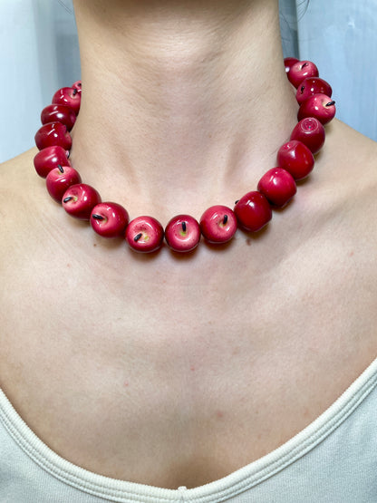 handmade fruit necklace