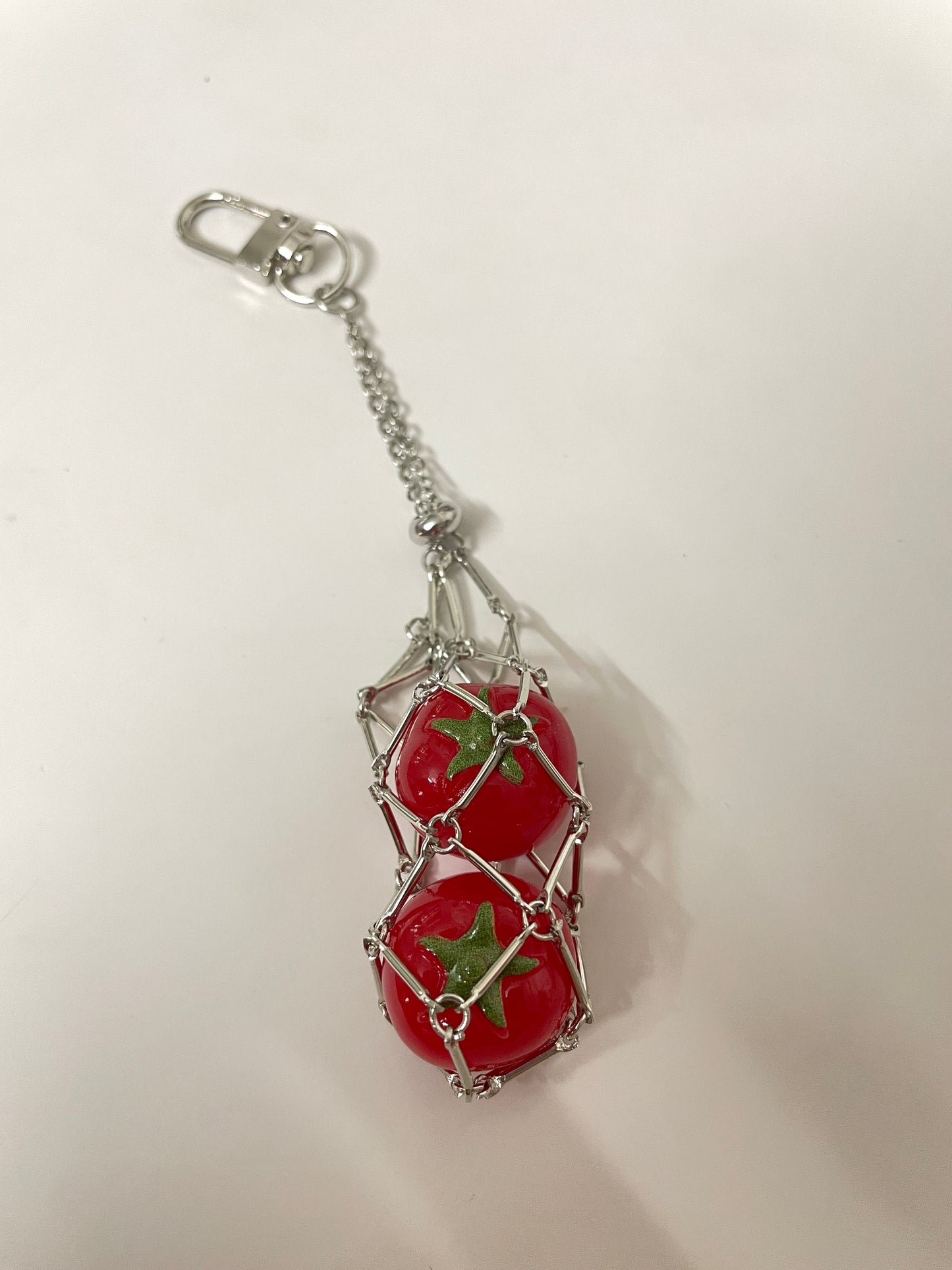 handmade tomatoes  keychain