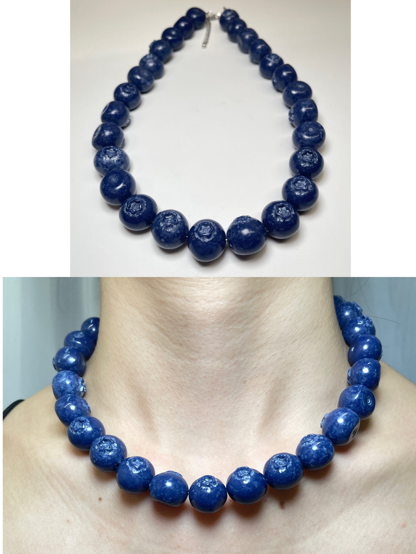 handmade fruit necklace
