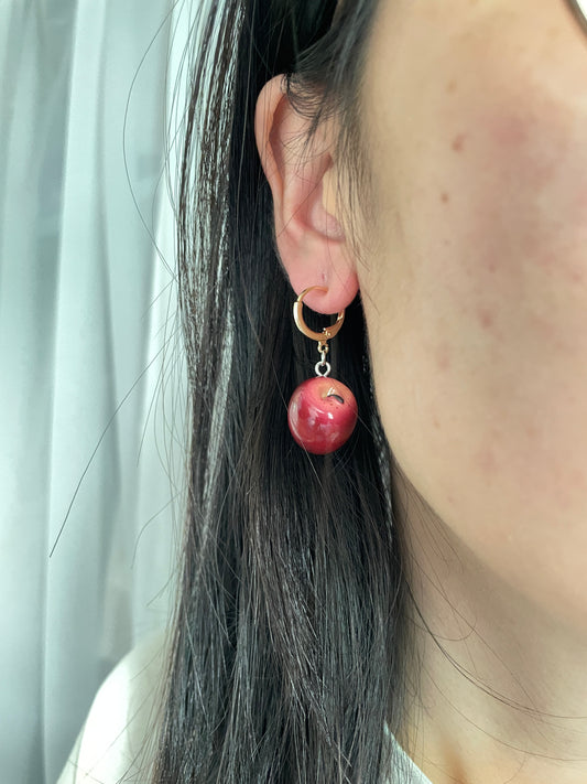 handmade fruit earrings