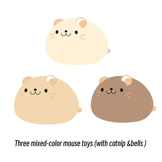 Handmade Hamster Catnip Rattle Cat Toy