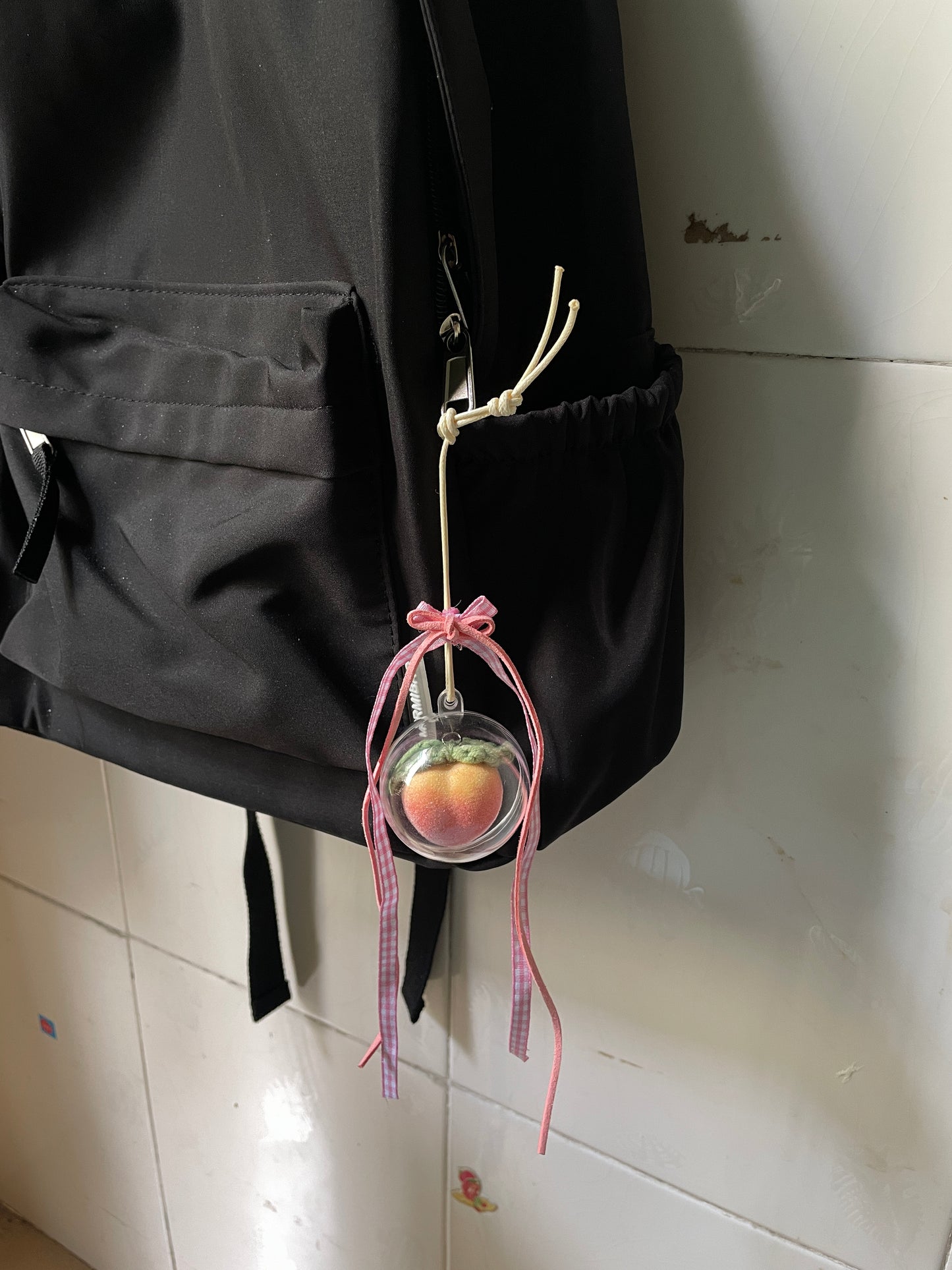handmade artificial peach