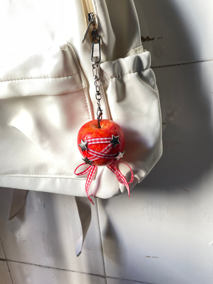 handmade artificial unique apple charm