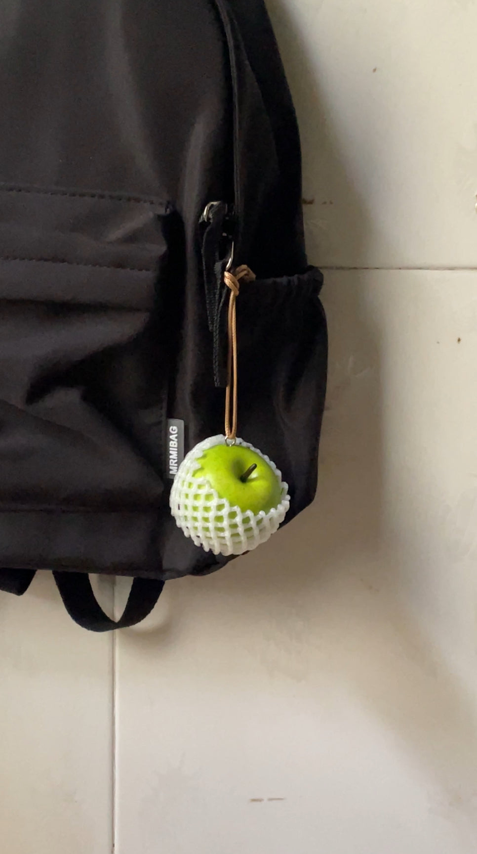handmade artificial green apple
