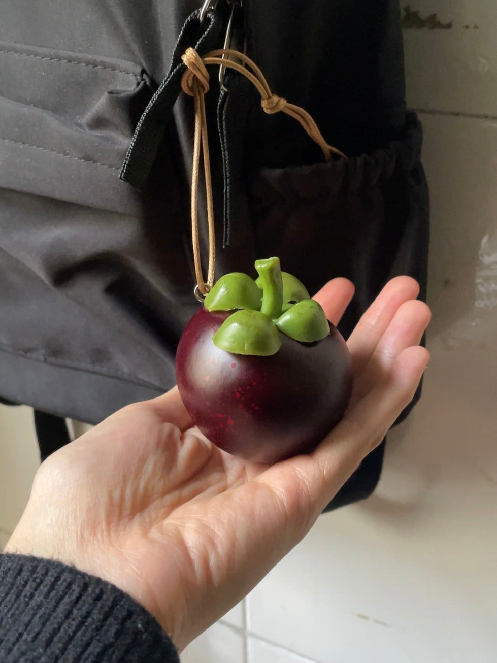 handmade artificial mangosteen