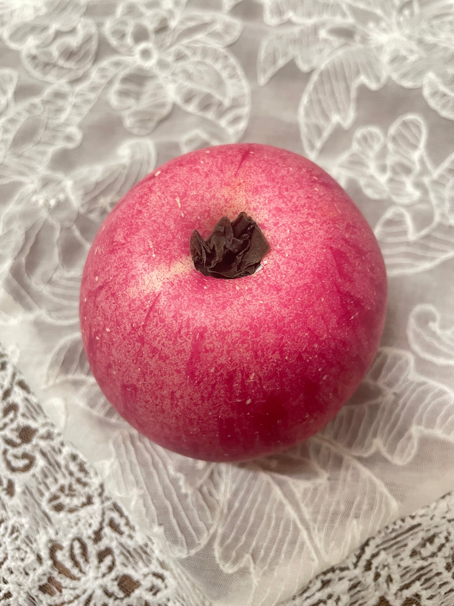 handmade artificial big red apple