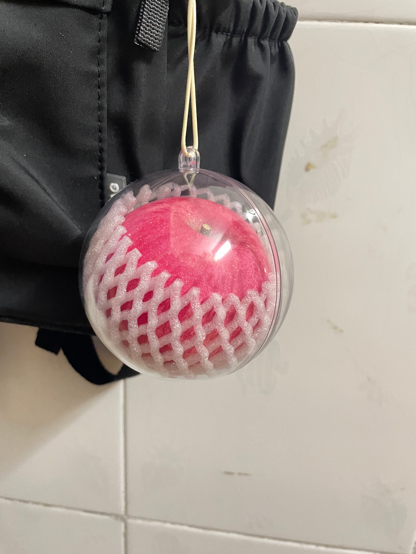 handmade artificial big red apple