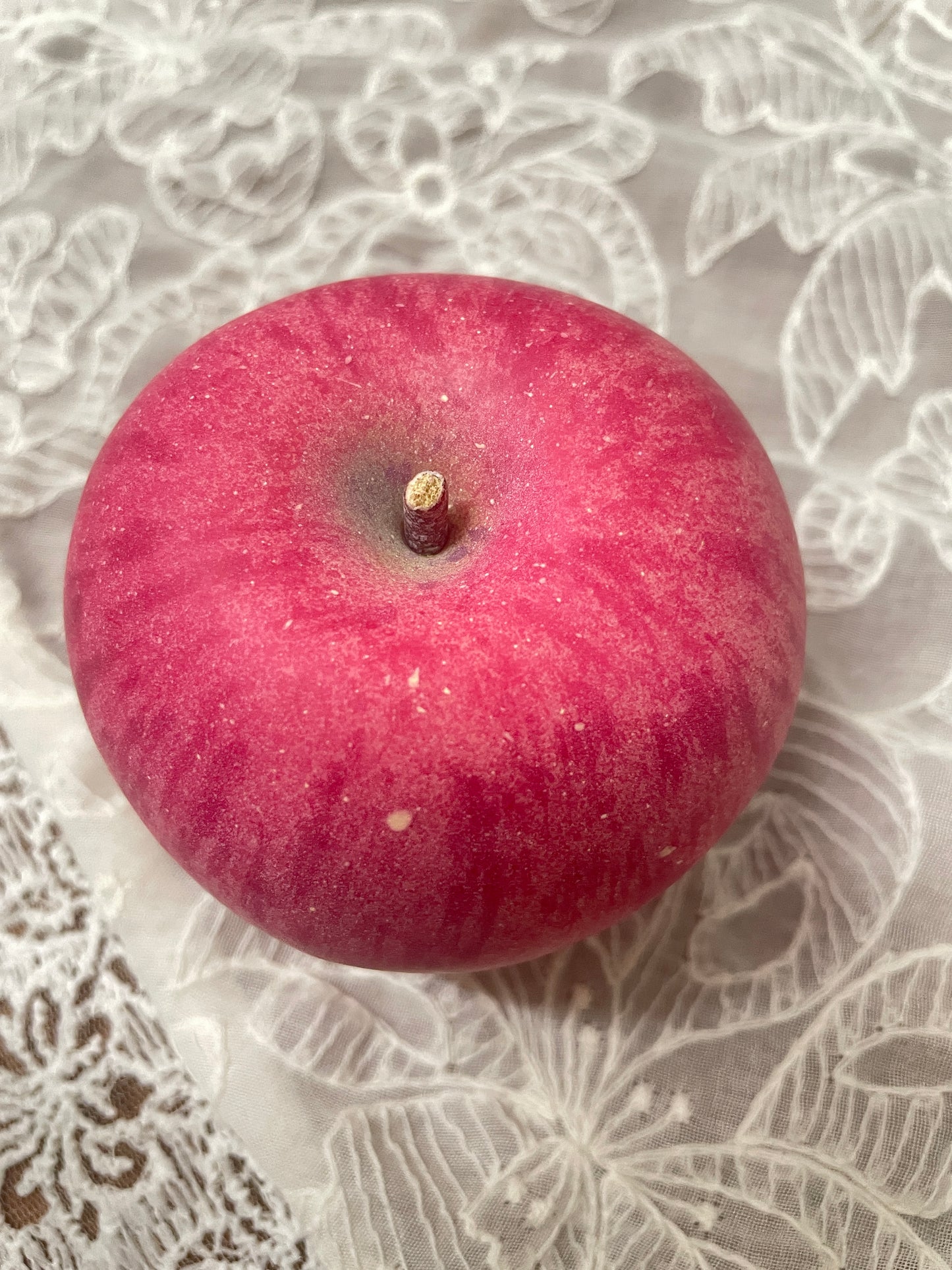 handmade artificial big red apple