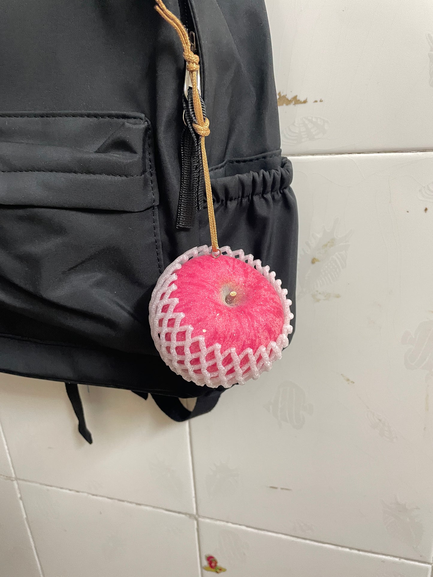 handmade artificial big red apple