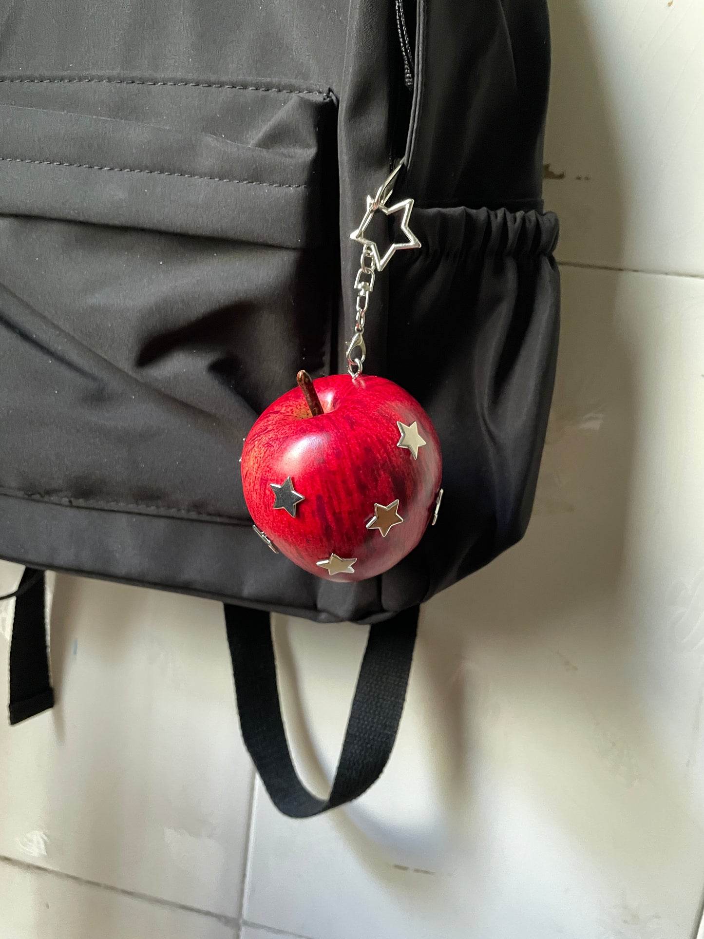 handmade artificial rock-style apple