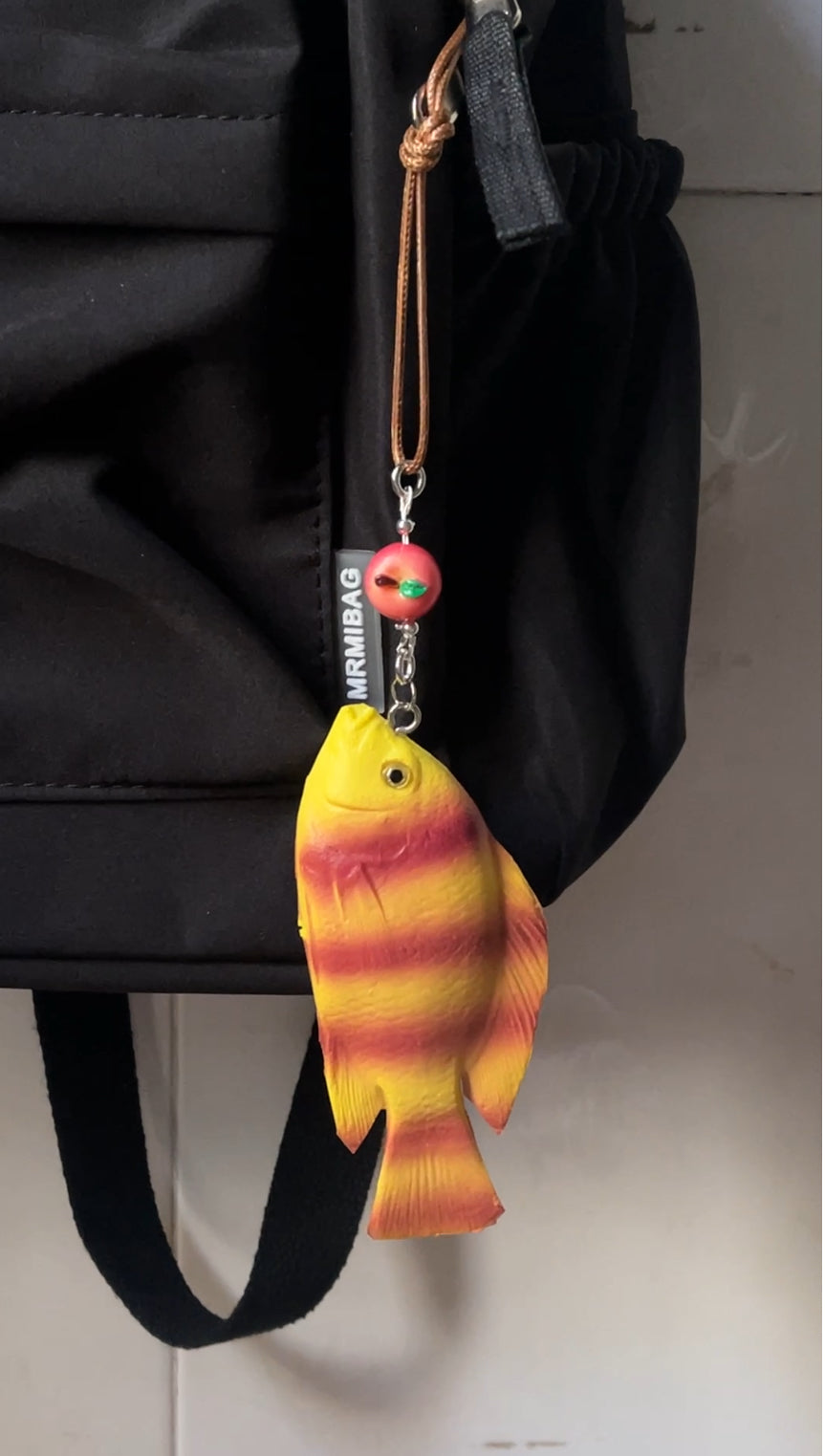 handmade fish keychain1
