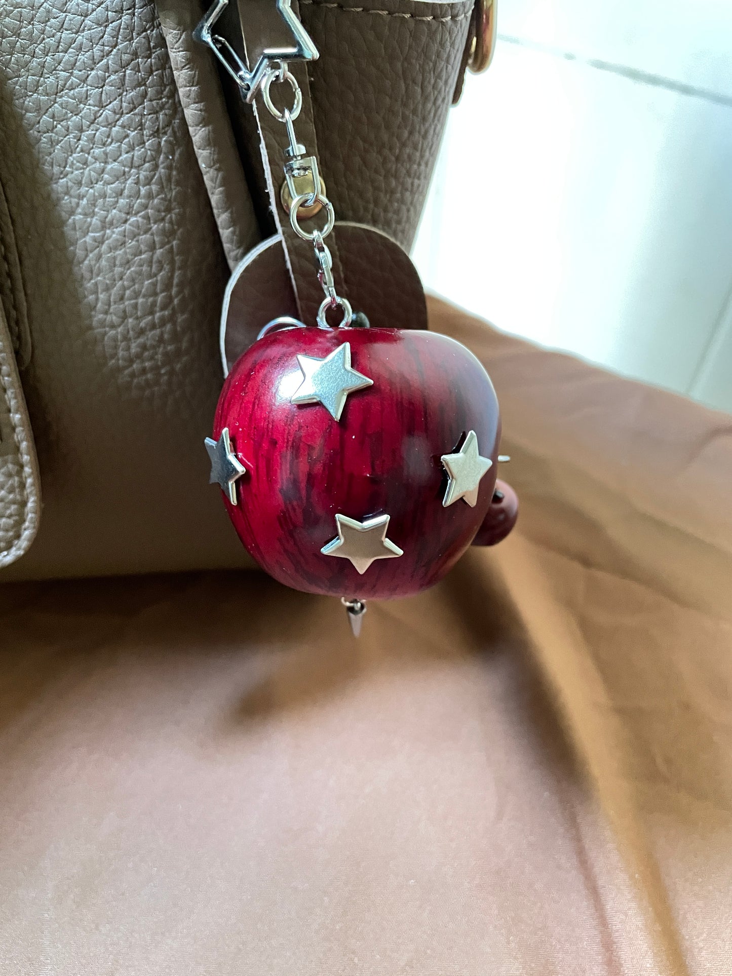 handmade artificial rock-style apple