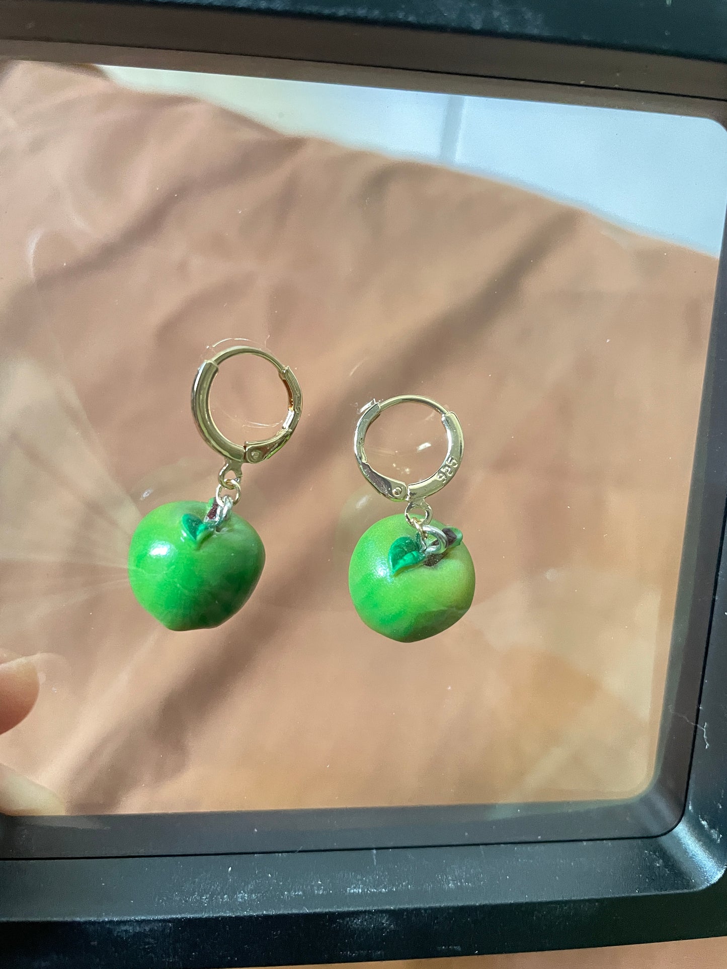 handmade necklace and earrings