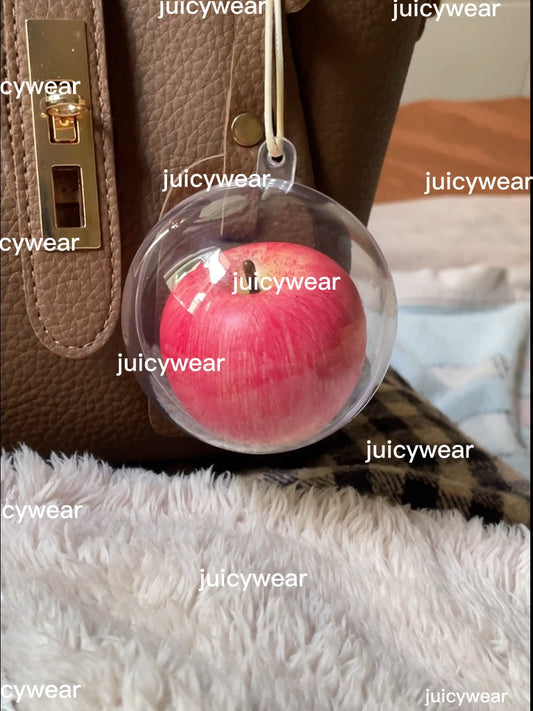 handmade artificial pink apple