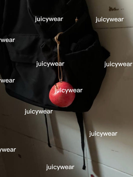 handmade artificial red apple