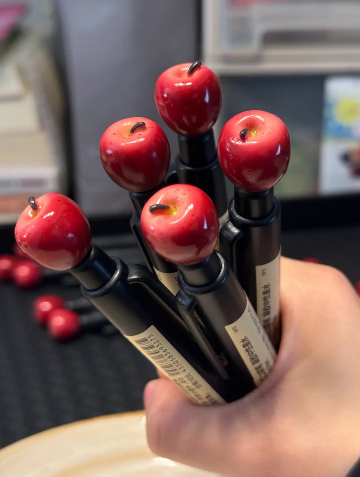 handmade apple pen