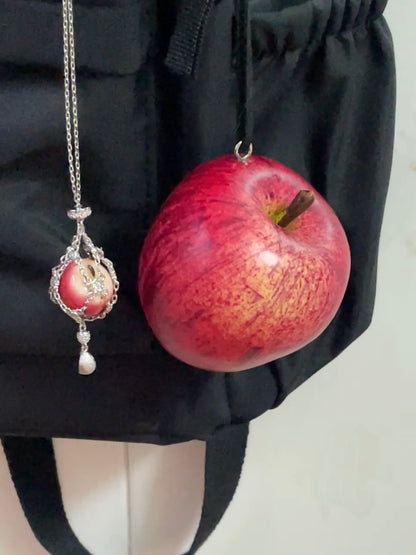 handmade necklace and earrings