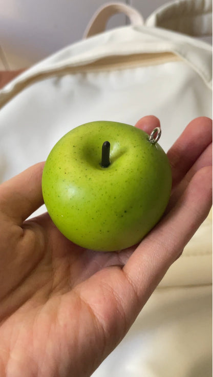 handmade artificial green apple