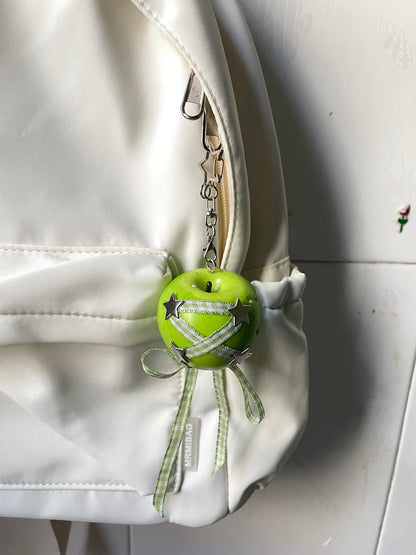 handmade artificial unique apple charm