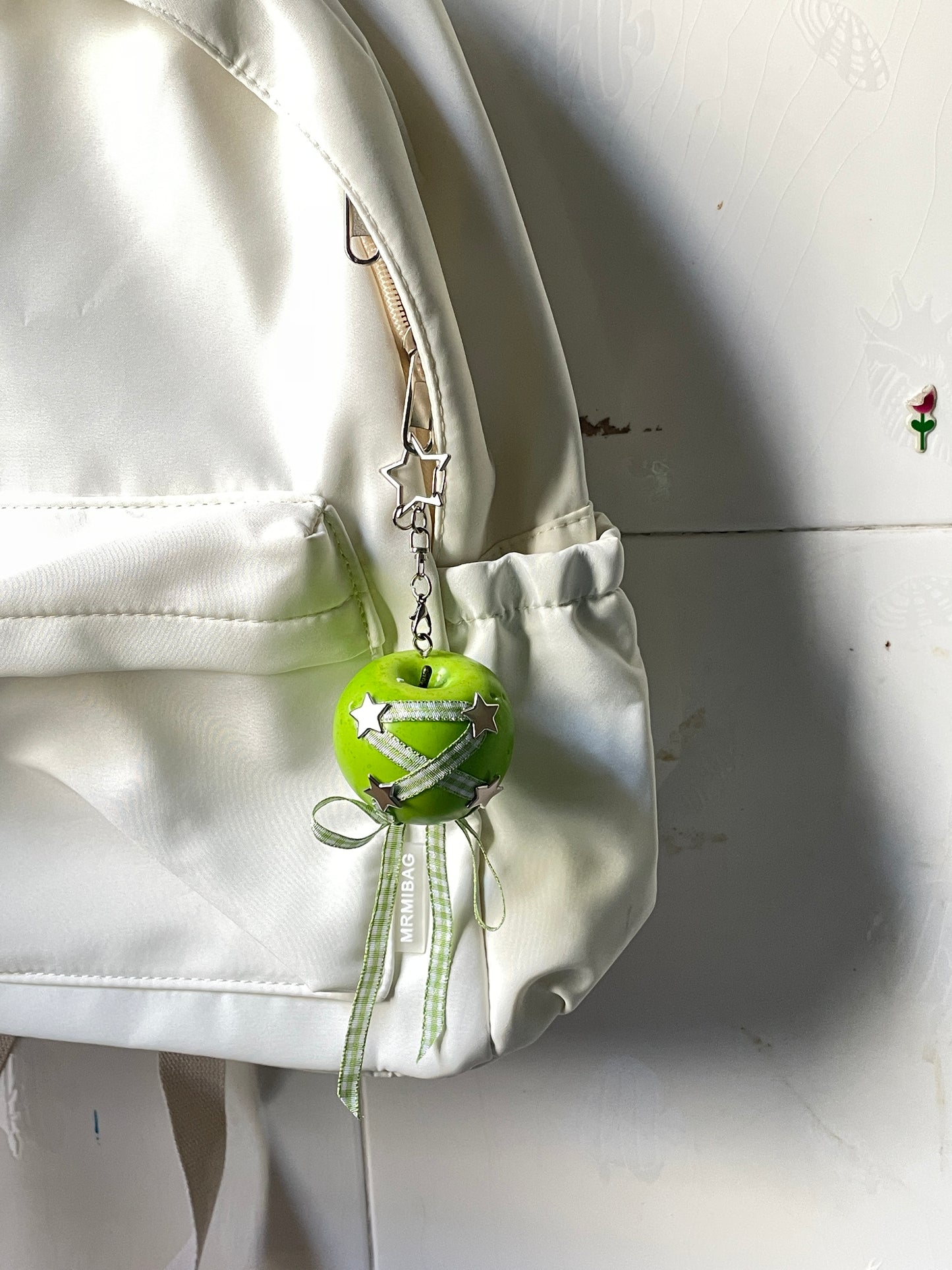 handmade artificial unique apple charm