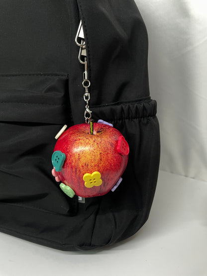 handmade button artificial fruit charm