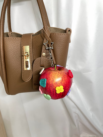 handmade button artificial fruit charm