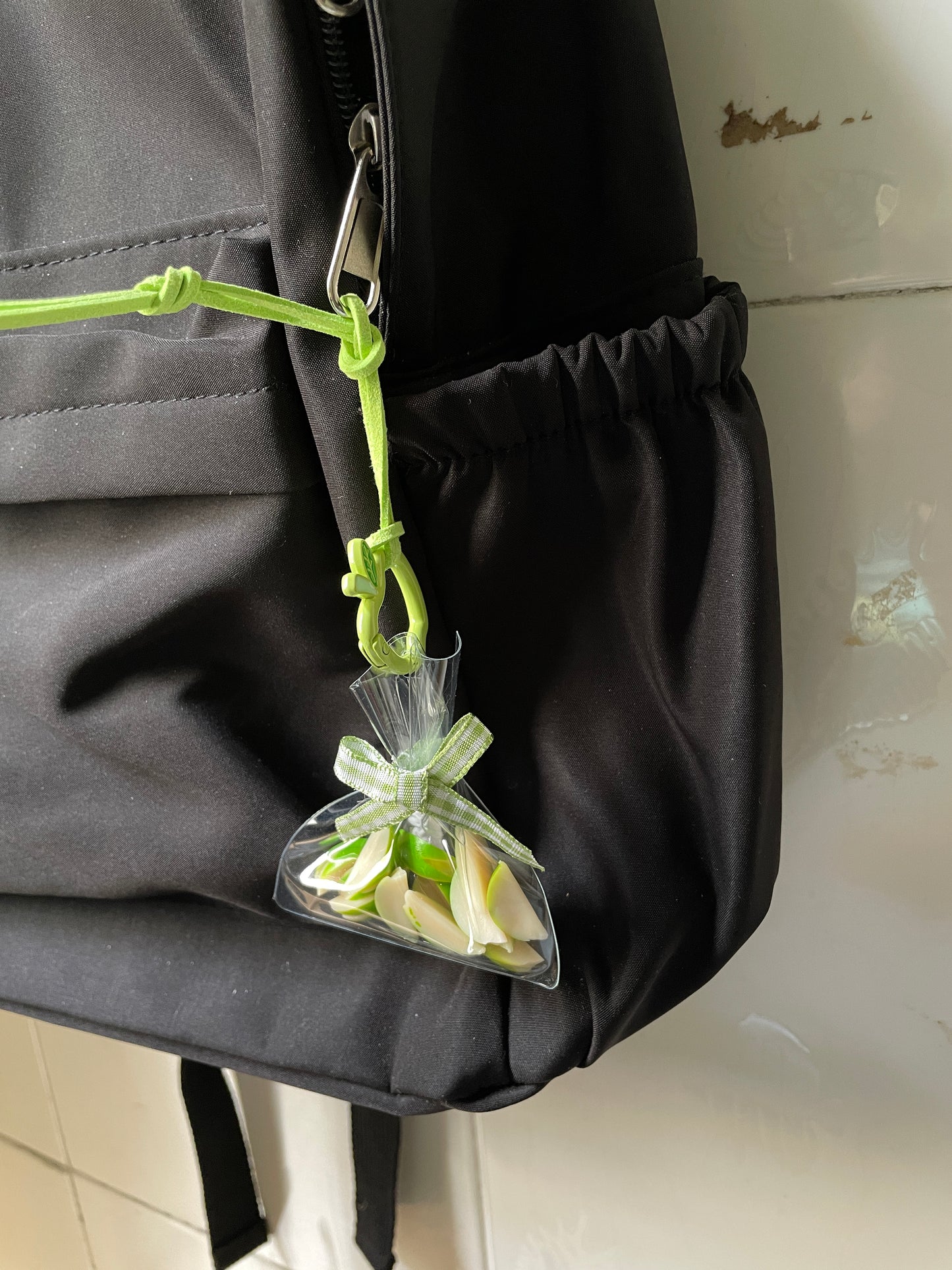 handmade artificial a bag of furit